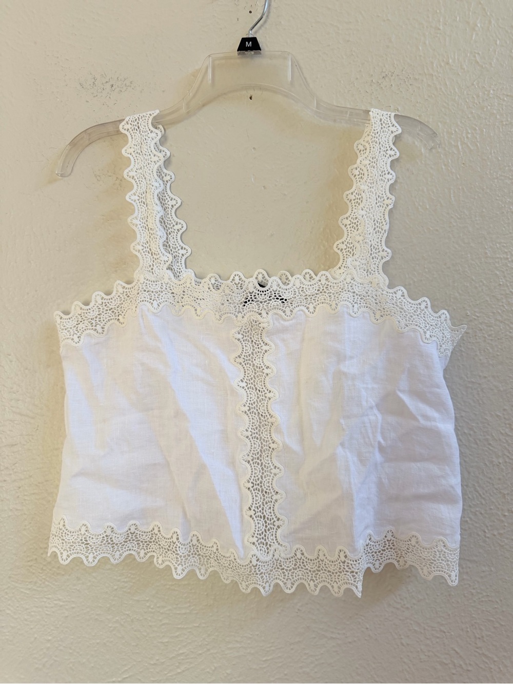 NWT J Crew lace linen tank top - Picture 4 of 9